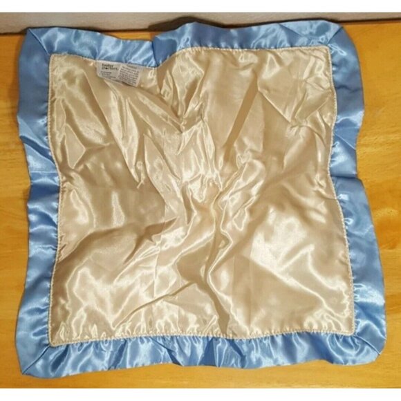 Baby Starters Teddy Bear Lovey Security Blanket Rattle Unbearably Cute Blue Tan - Picture 5 of 6